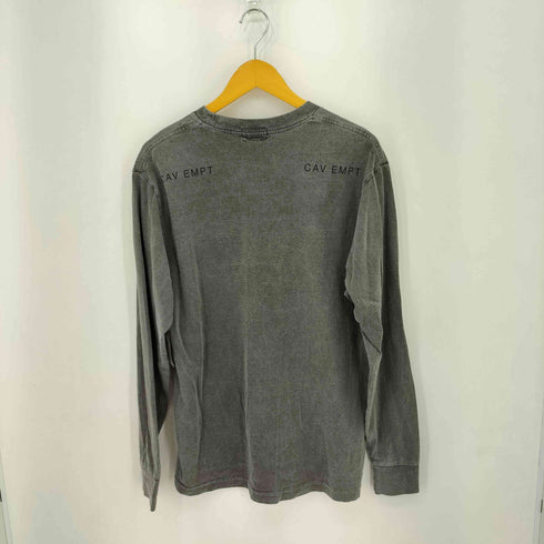 シーイー C.E フロントロゴプリント クルーネック長袖Tシャツ カットソー メンズ  L